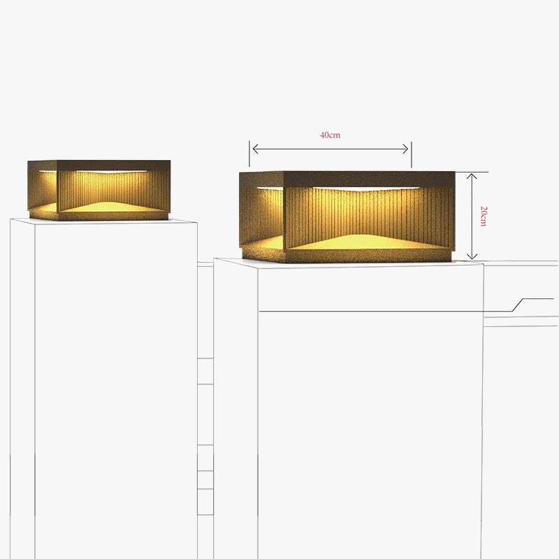 Waterproof led lamp for decorative exterior lighting - view 8
