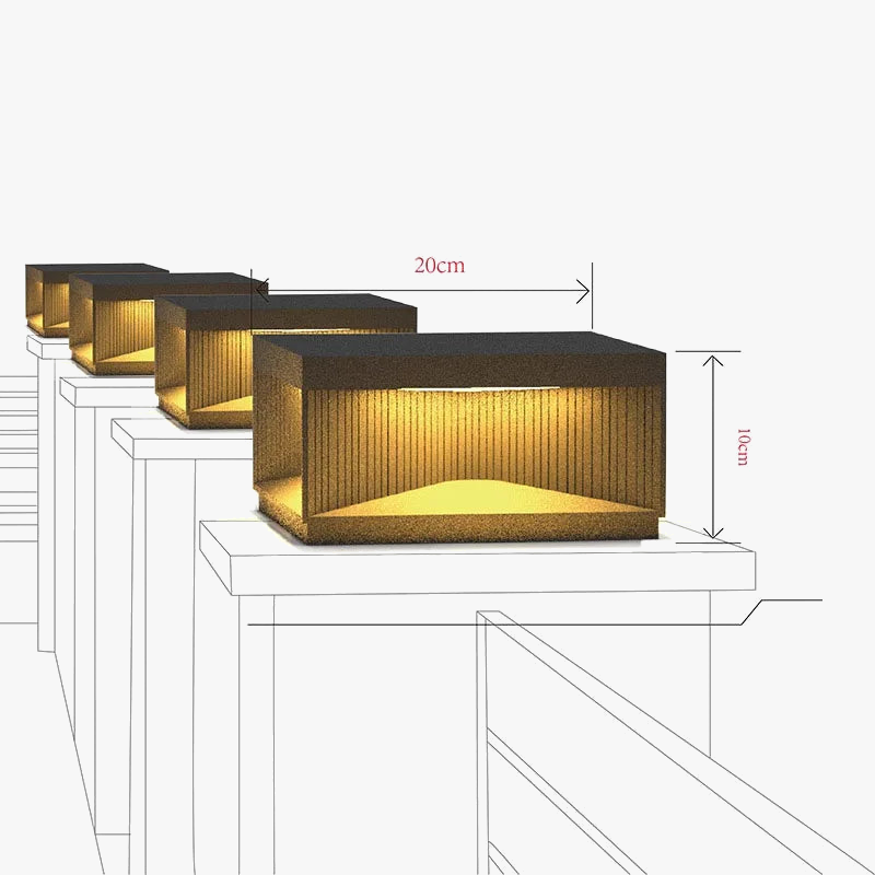 Waterproof led lamp for decorative exterior lighting - view 9