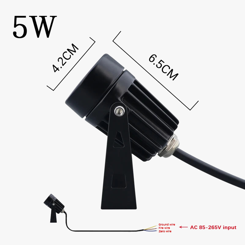 Waterproof led lamp for outdoor lighting garden and trail - view 5