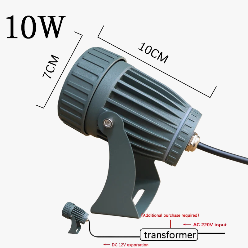 Waterproof led lamp for outdoor lighting garden and trail - view 7