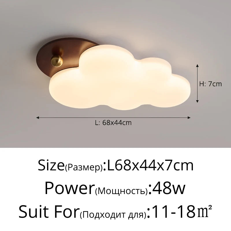 Cloud lamp for children's room medieval style eye protection - view 7
