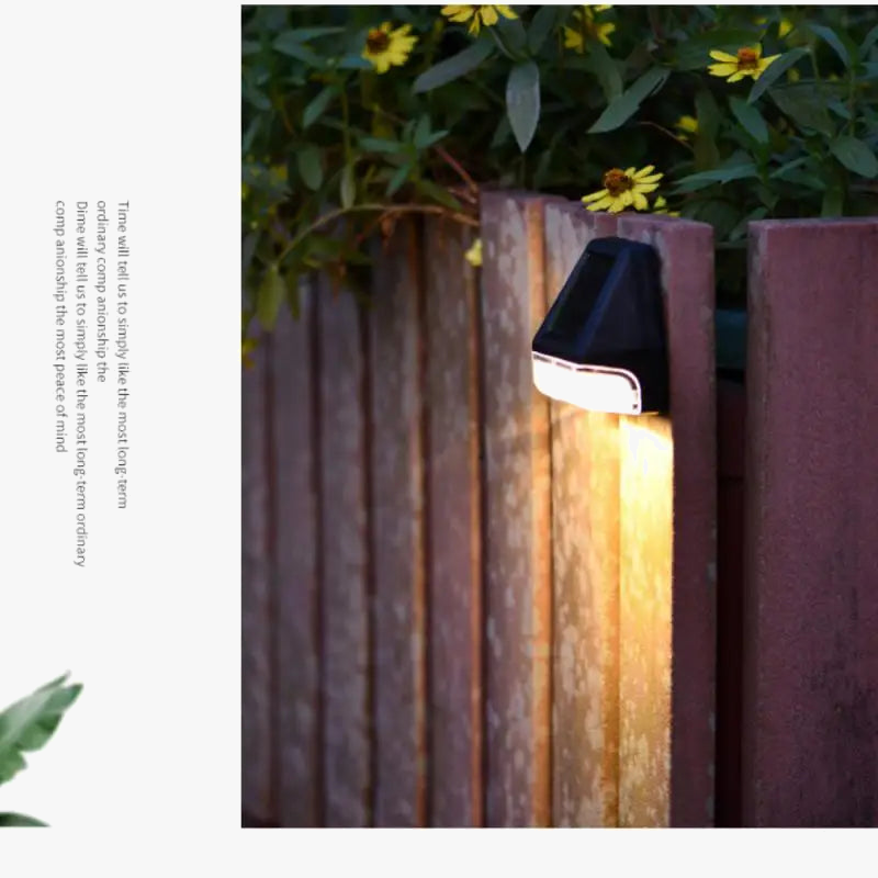 Waterproof solar lamp for decorative exterior lighting - view 3