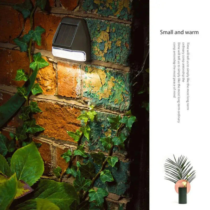 Waterproof solar lamp for decorative exterior lighting