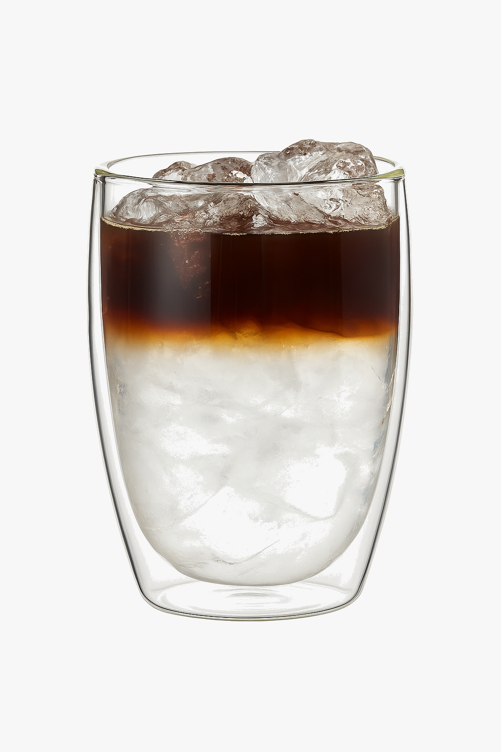 Lot 4 cups double-wall glass borosilicate insulation