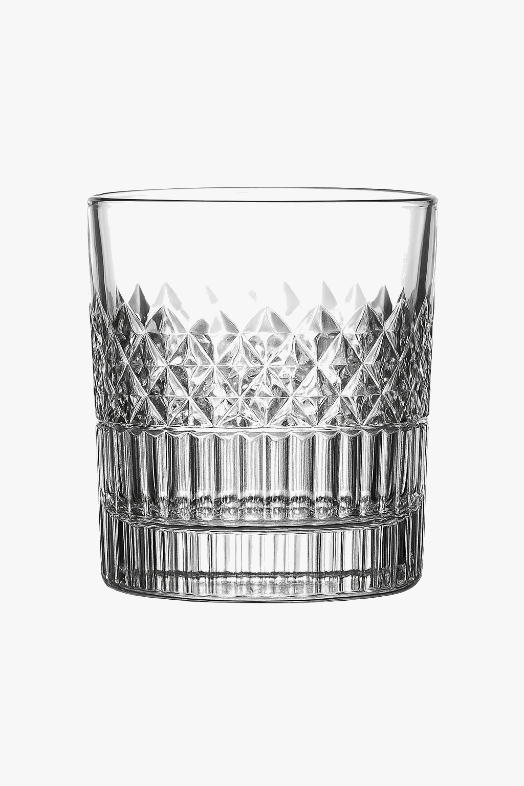Lot 4 glasses whisky old fashioned classic style