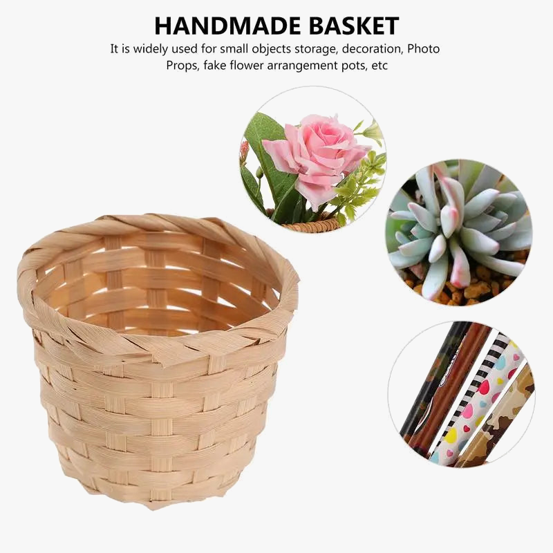 10 baskets of bamboo for fruit and office storage - view 5