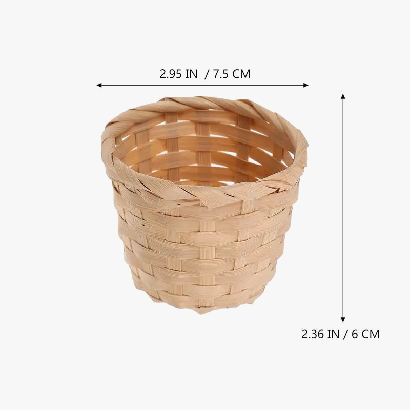 10 baskets of bamboo for fruit and office storage - view 6