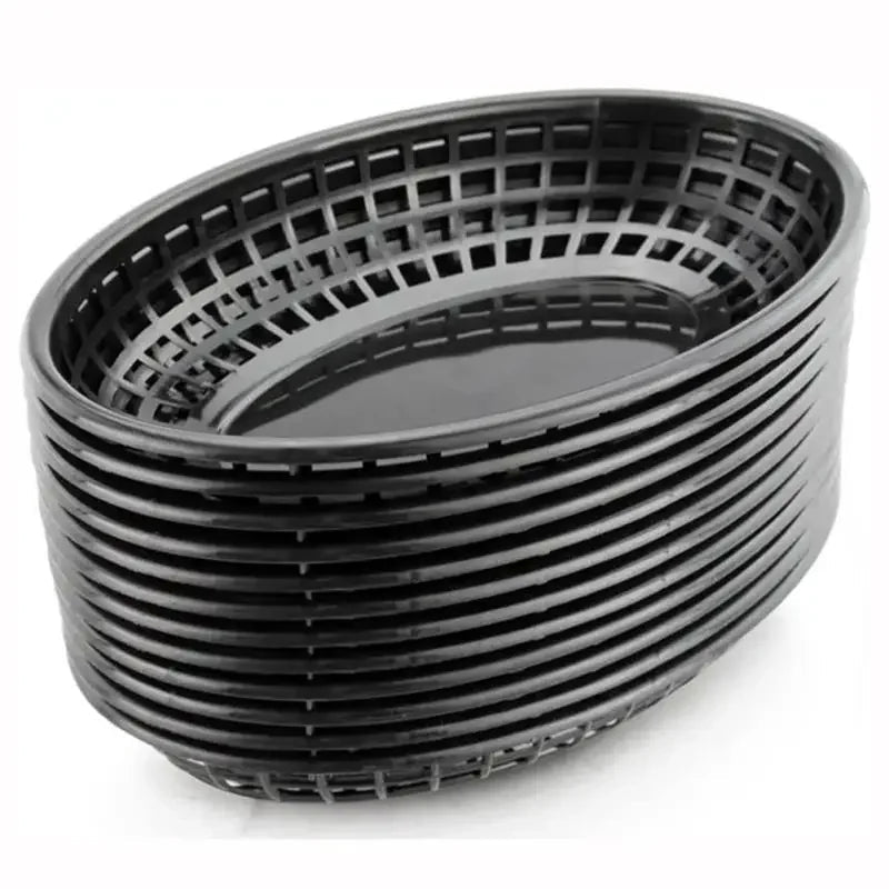 10 oval baskets for snacks and service - view 2