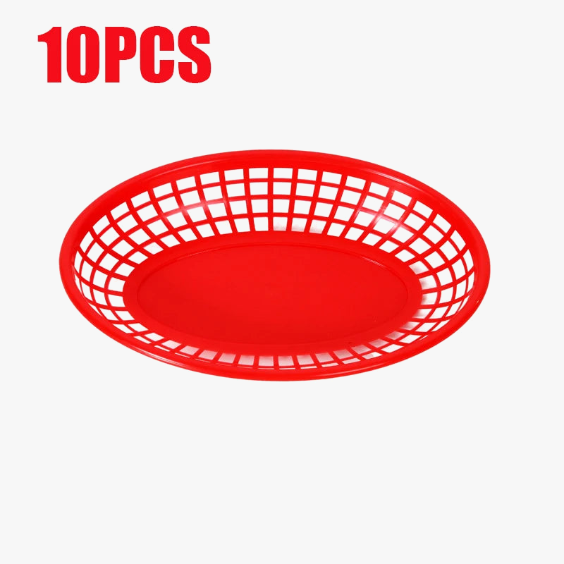 10 oval baskets for snacks and service - view 6