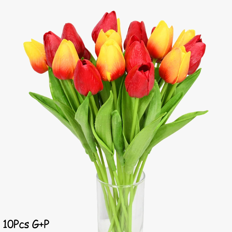 10 artificial tulips for wedding decoration and garden - view 8