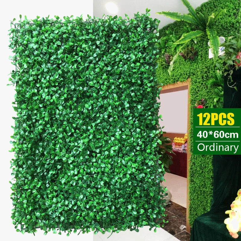 12 artificial hedges for garden decoration and events