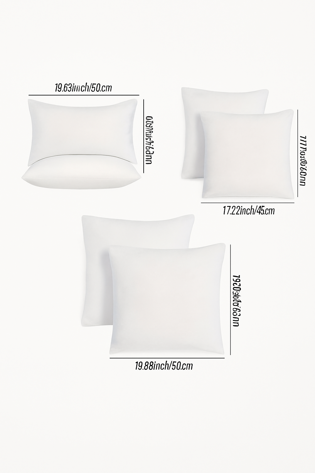 Set of 2 soft and resistant cushion covers for sofa - view 4