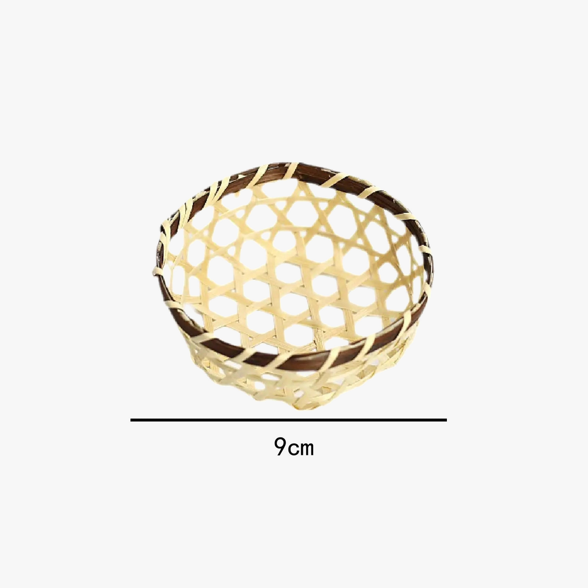 Set of 2 hand made hand made bamboo baskets versatile and decorative - view 6