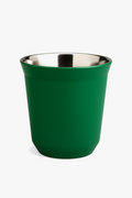 Set of 4 cups espresso stainless steel double wall