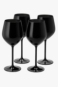 Set of 4 stainless steel cocktail glasses design