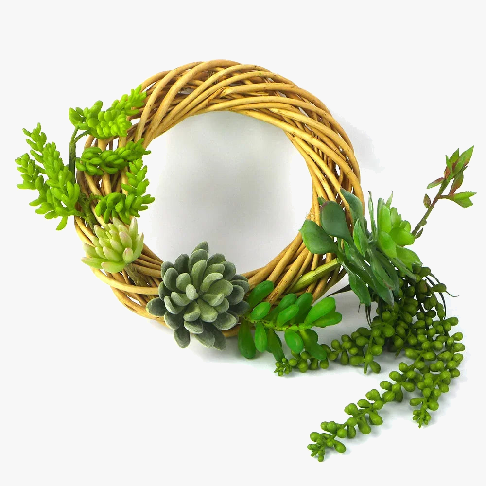 6 artificial succulent plants for decoration and DIY - view 3