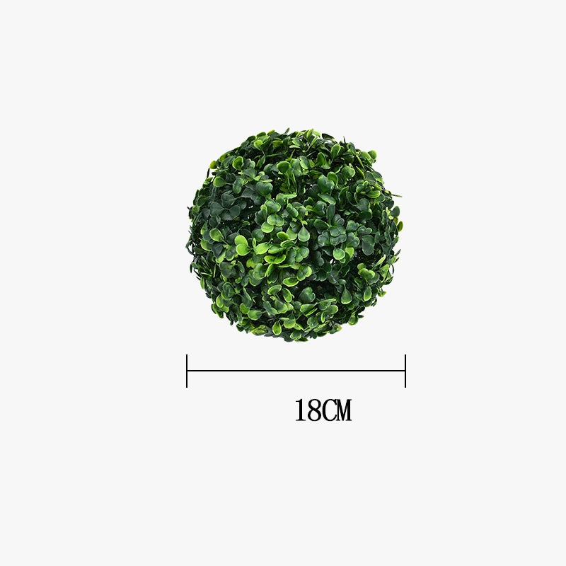 Lot of artificial topiary balls for garden and wedding decoration - view 6