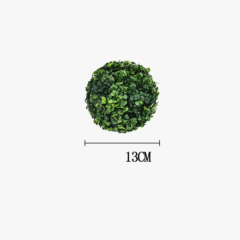 Lot of artificial topiary balls for garden and wedding decoration - view 9