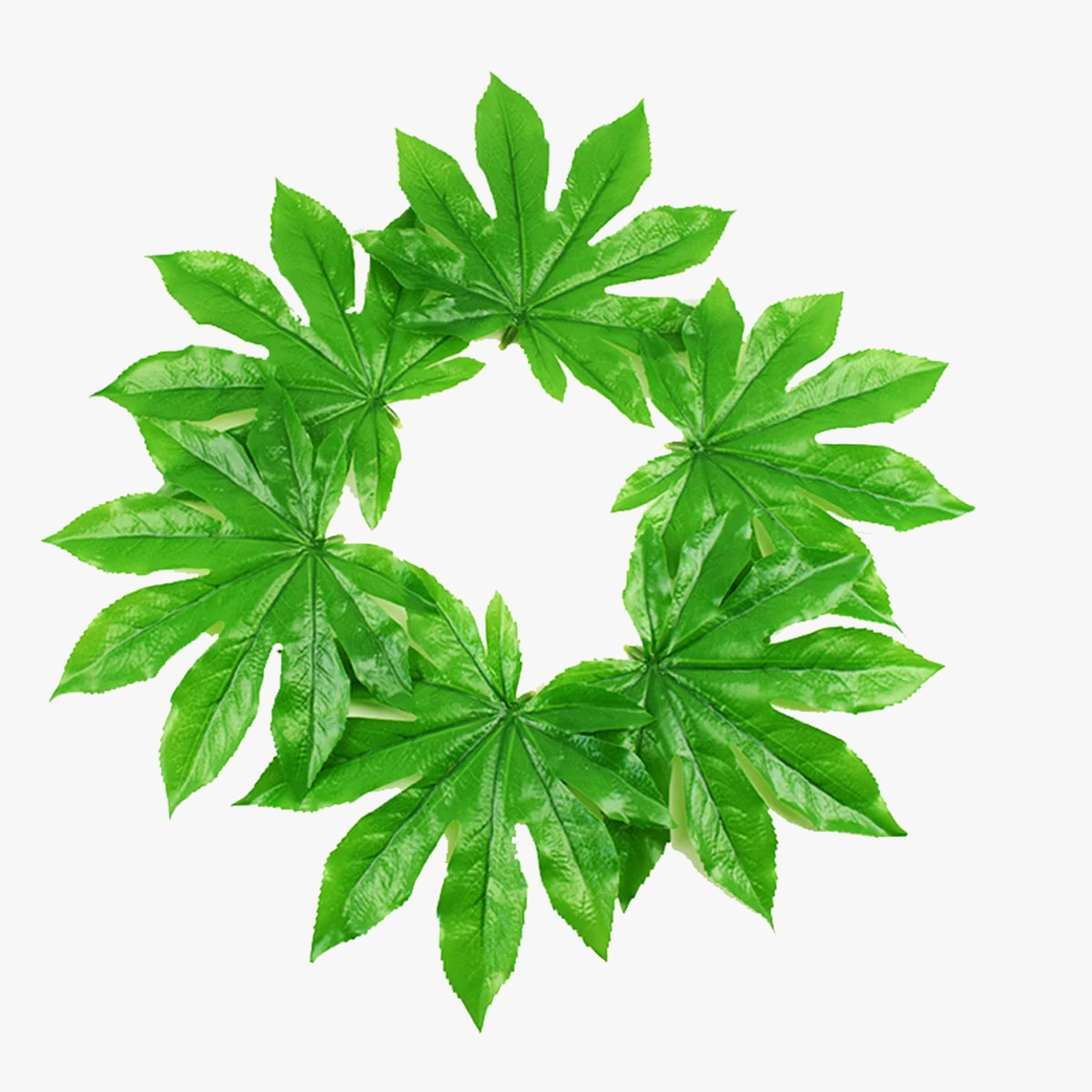 Realistic plastic artificial plants for decoration