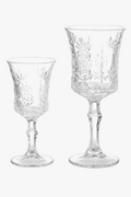 Lot two champagne glasses foot vintage style