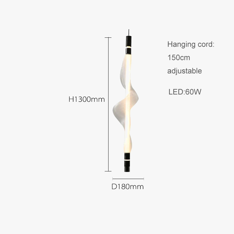 Led design artistic chandelier modern hanging decorative lighting - view 9