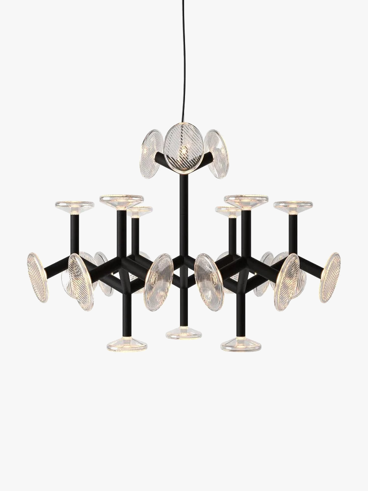 Postmodern glass creative chandelier for interior decoration - view 3