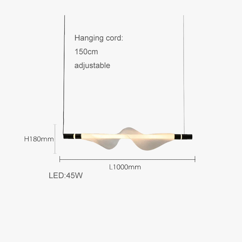 Chandelier design led acrylic trend modern lighting 2024 - view 9