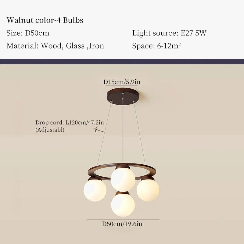 Wooden chandelier design for contemporary home decoration - view 8