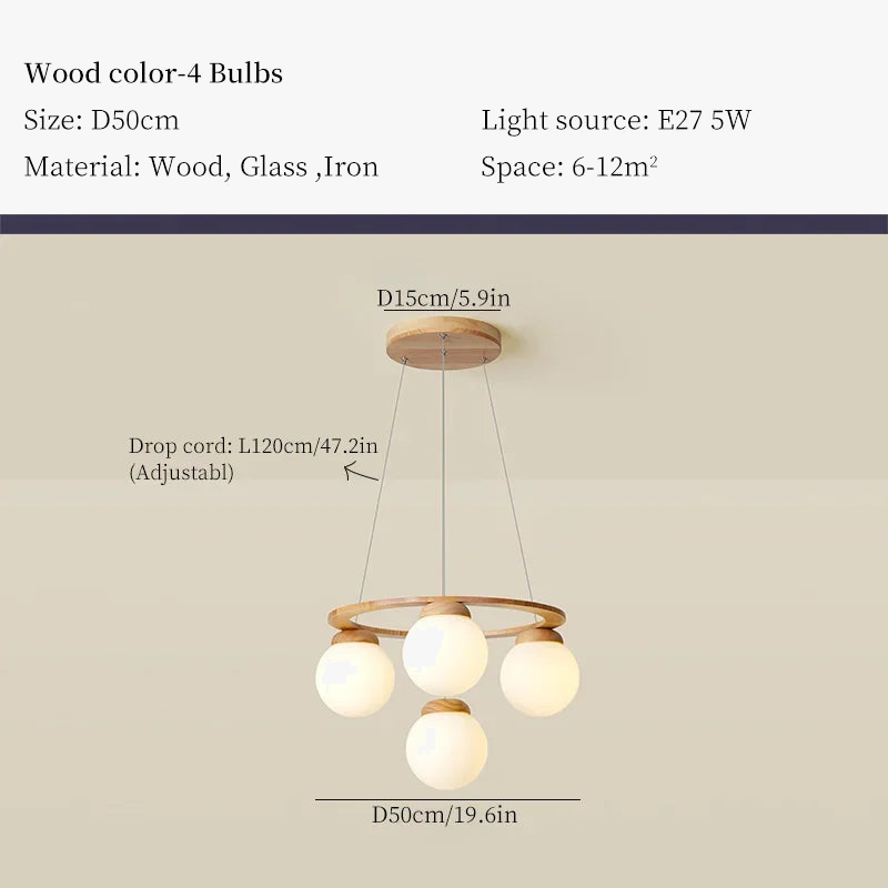 Wooden chandelier design for contemporary home decoration - view 9