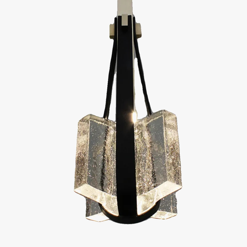 Modern design crystal chandelier for restaurants bars and cafes - view 6