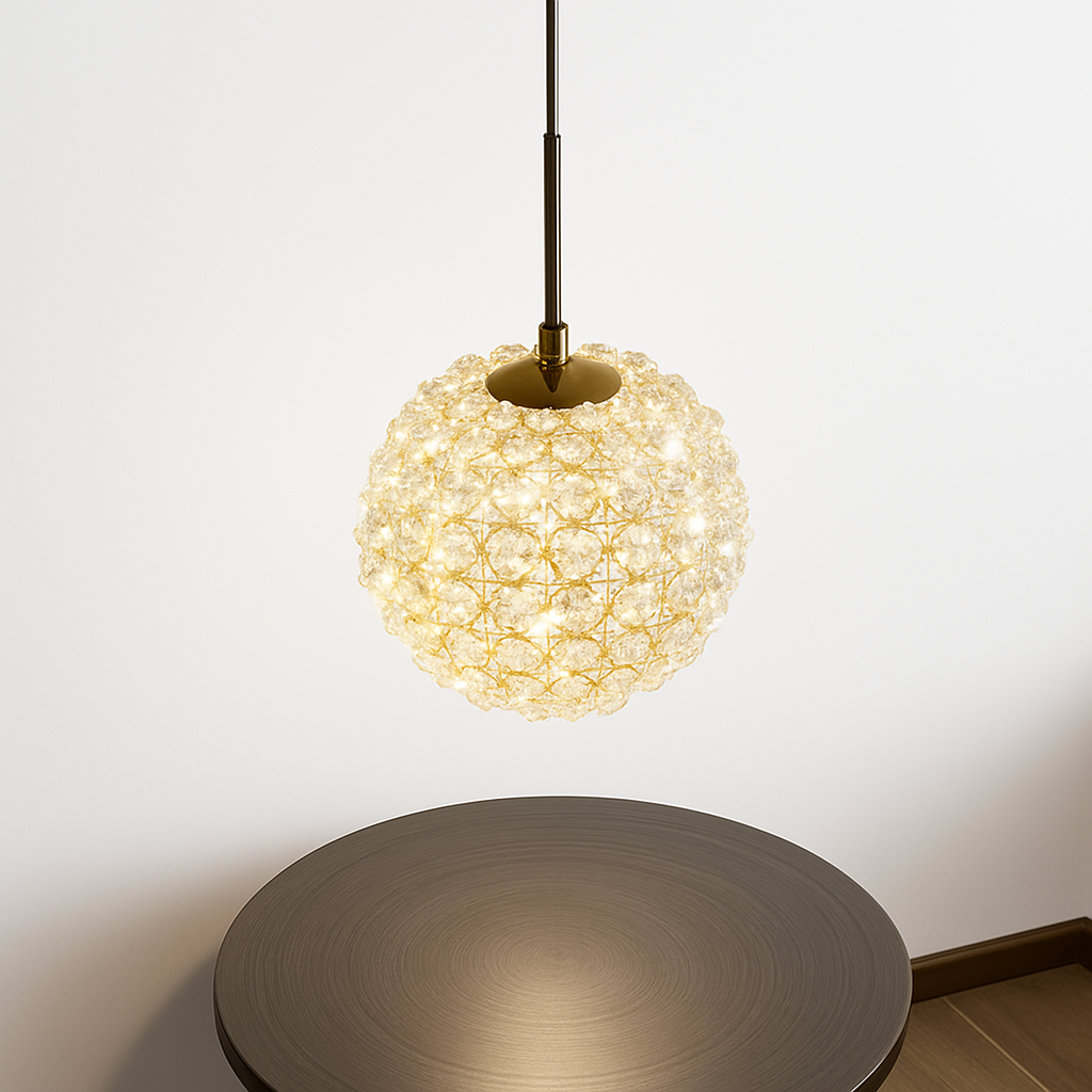 Lightweight led crystal chandelier for a romantic and elegant atmosphere - view 4