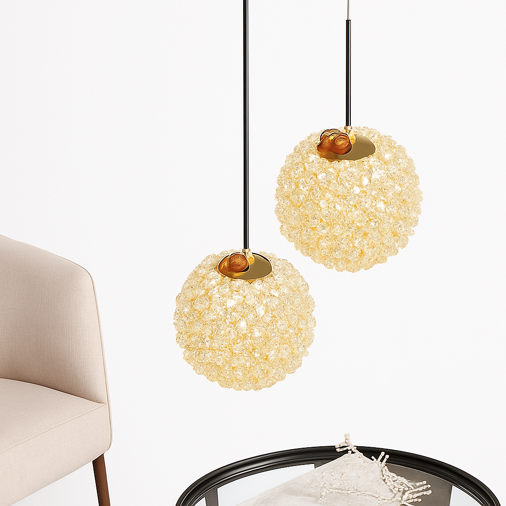 Lightweight led crystal chandelier for a romantic and elegant atmosphere