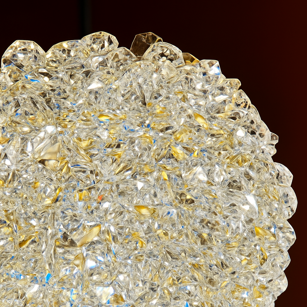 Lightweight led crystal chandelier for a romantic and elegant atmosphere - view 6