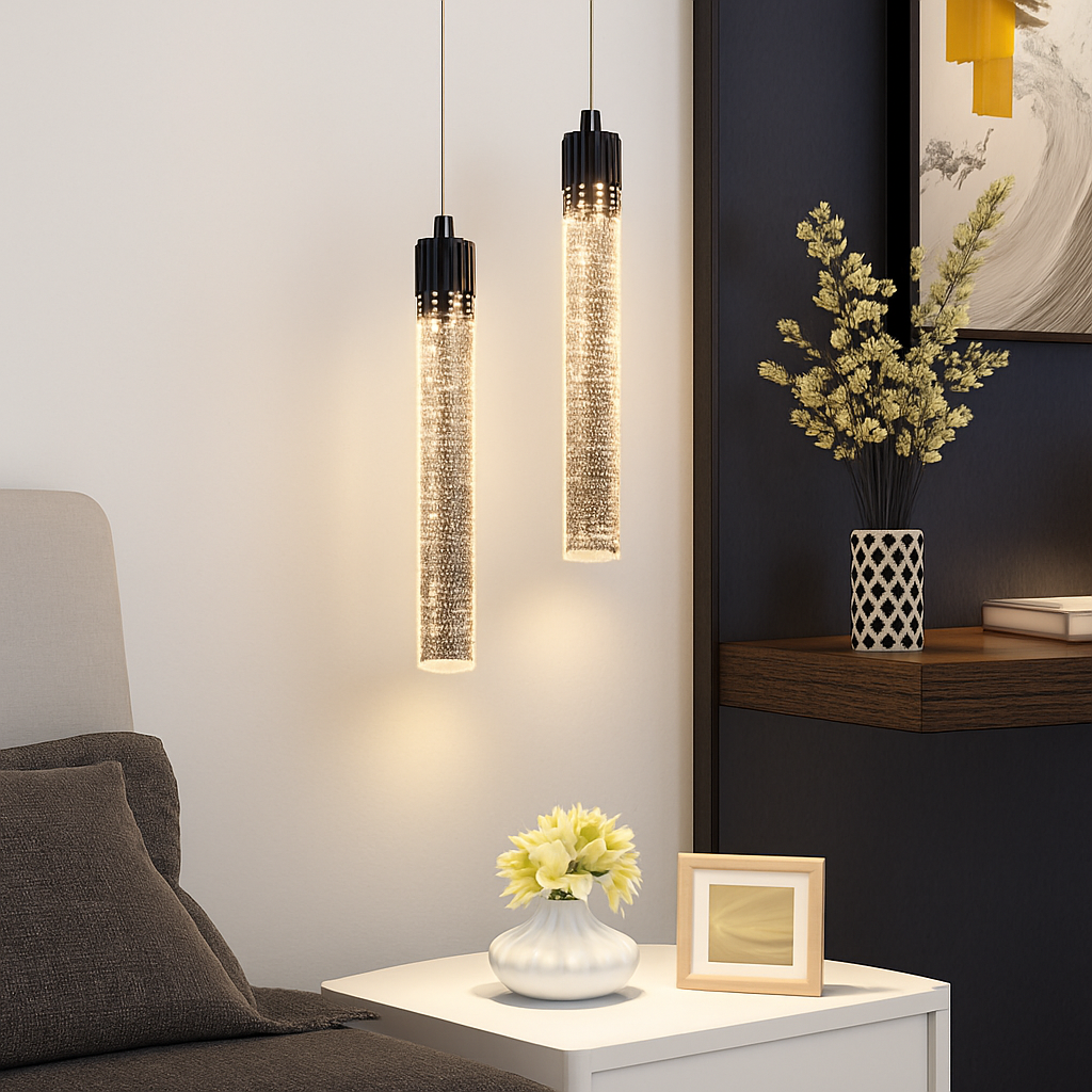 Chandelier in modern led crystal for creative interior decoration - view 3