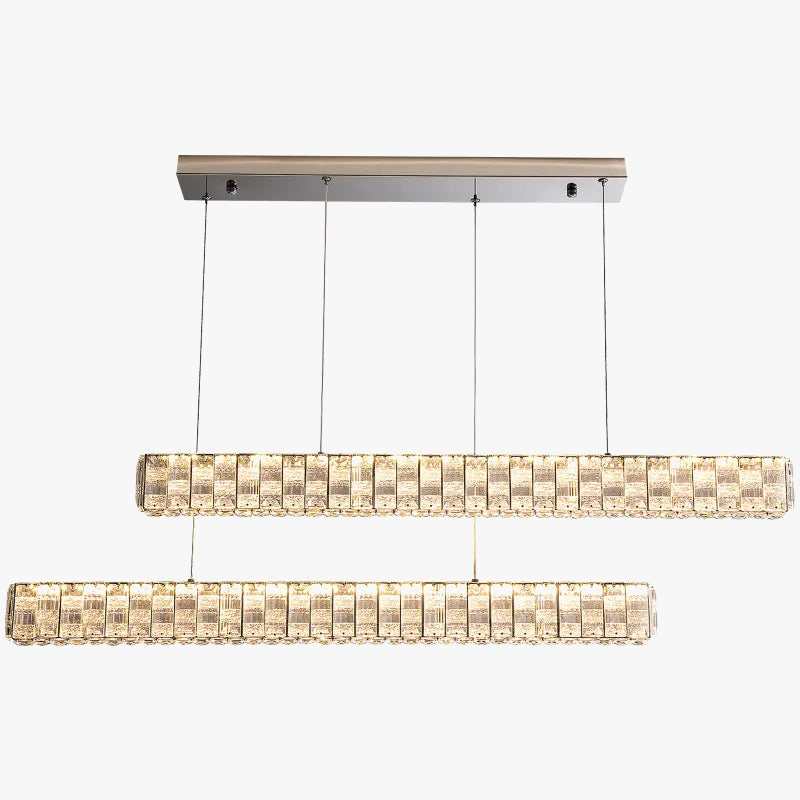 Postmodern crystal chandelier for bar and living room