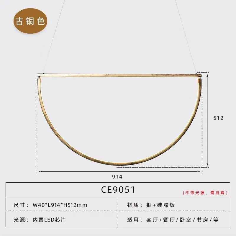 Geometric chandelier with led design modern interior lighting trend - view 8