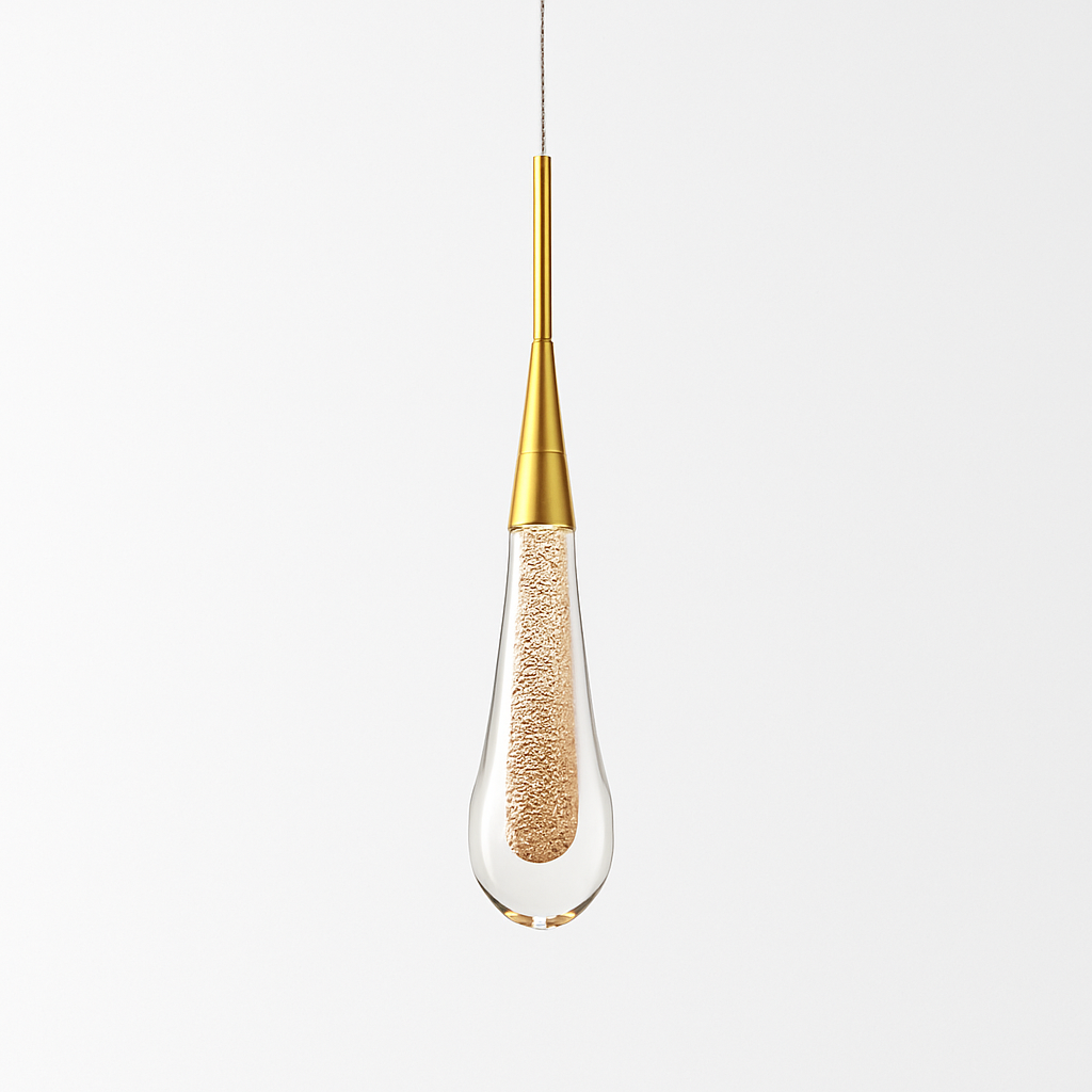 Crystal water drop chandelier for interior decoration - view 5