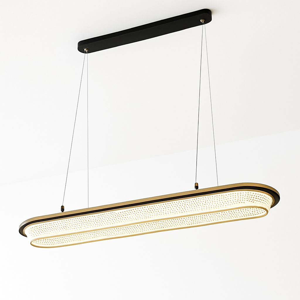 Chandelier led circular luxury for modern interior decoration