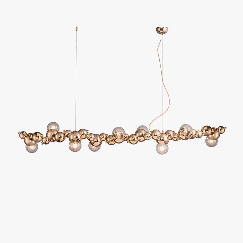Chandelier led molecular design with variable intensity trend 2024 - view 2