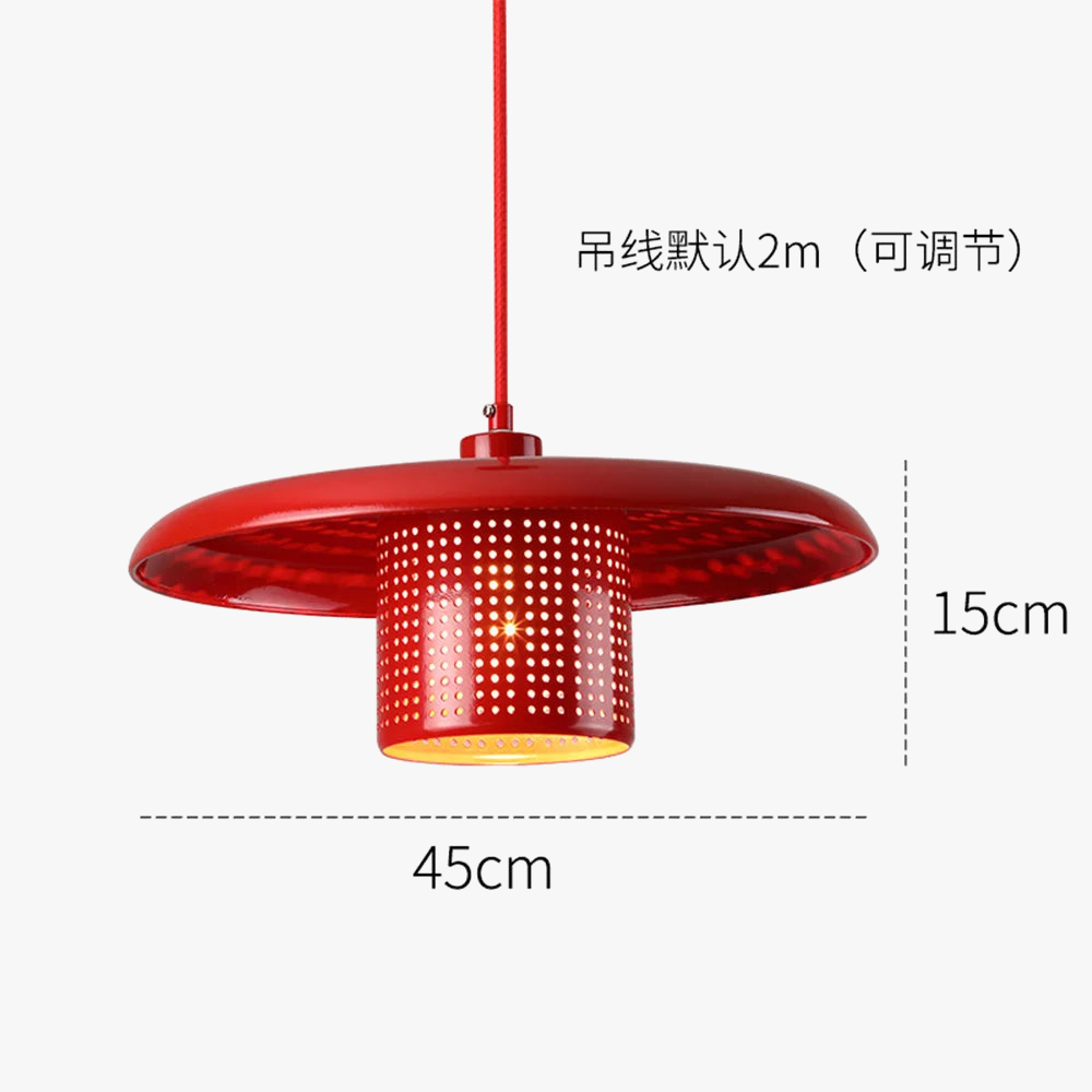 Industrial style metal led chandelier for coffee and bar - view 6