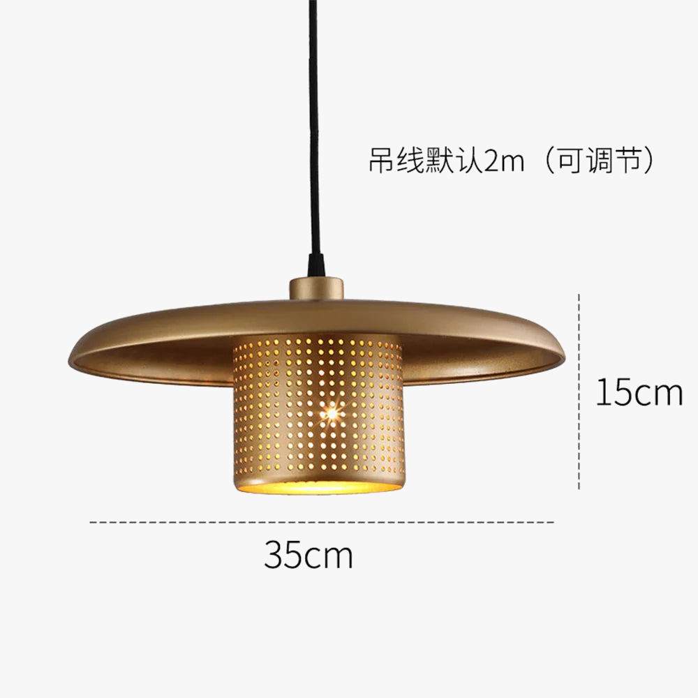 Industrial style metal led chandelier for coffee and bar - view 9