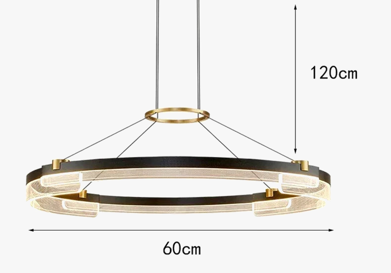 Nordic minimalist acrylic chandelier for modern decoration - view 7