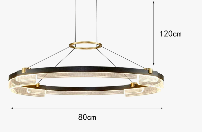 Nordic minimalist acrylic chandelier for modern decoration - view 8