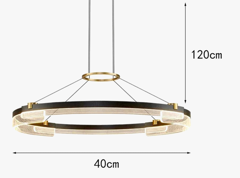Nordic minimalist acrylic chandelier for modern decoration - view 9