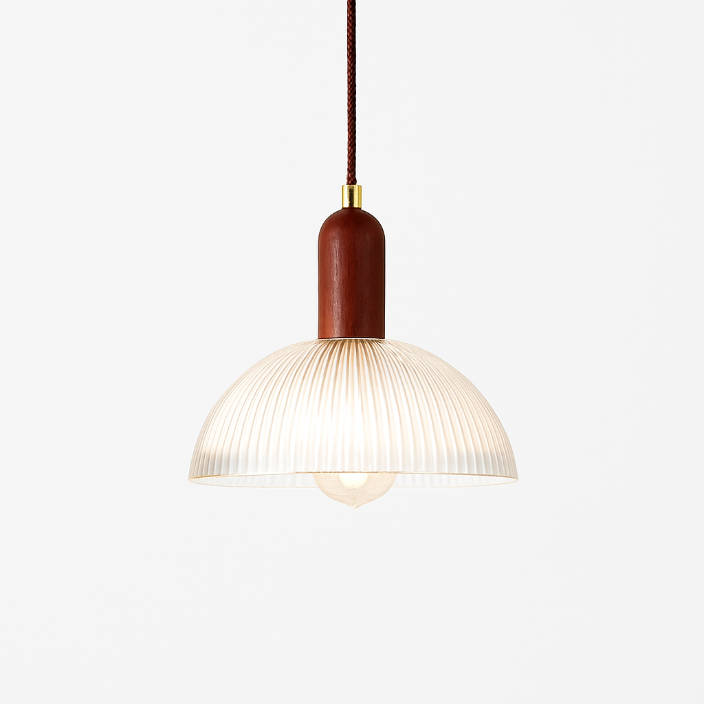 Modern glass chandelier design for vintage interior lighting - HA-25CM / Warm White
