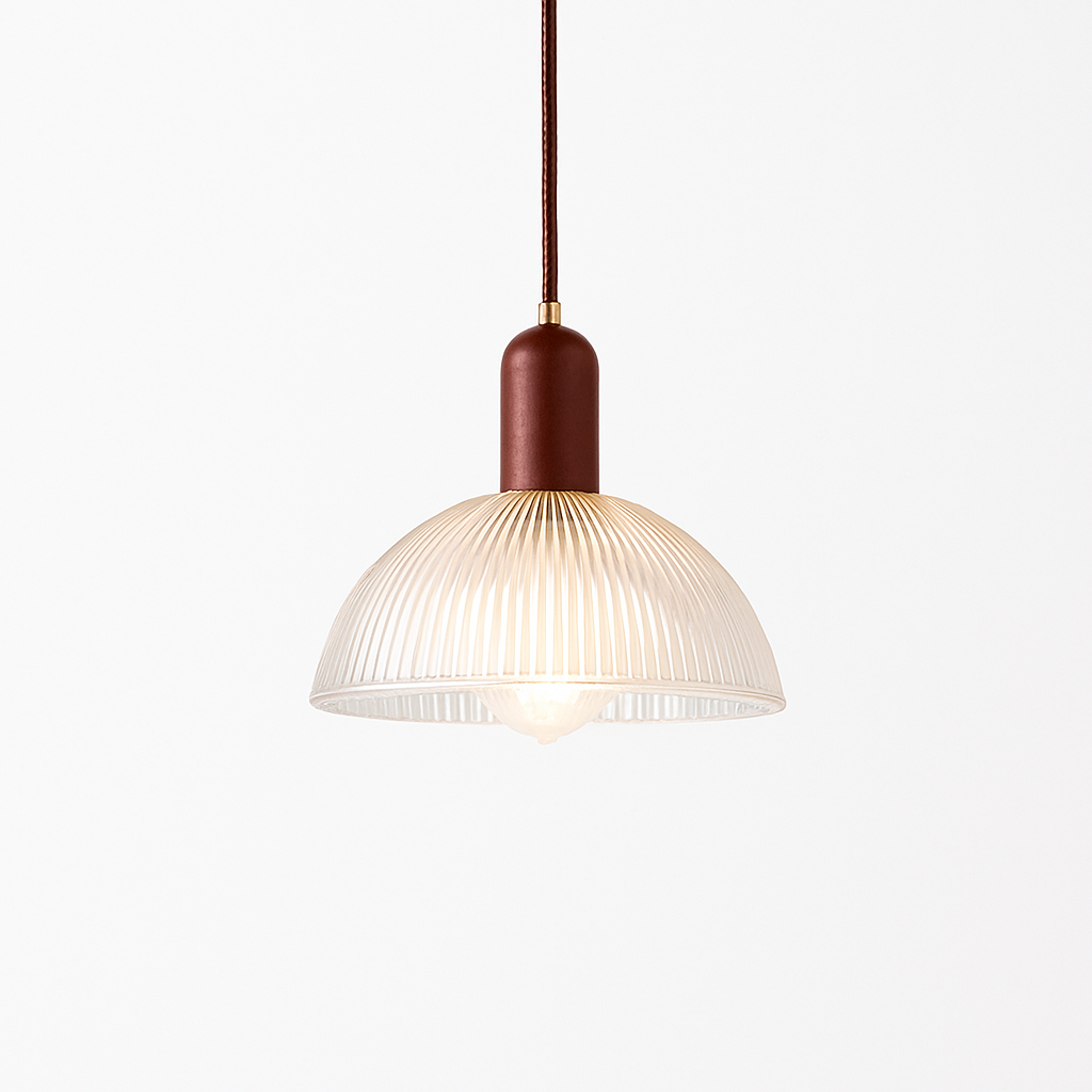 Modern glass chandelier design for vintage interior lighting - HA-21.5CM / Warm White
