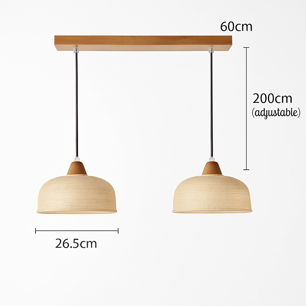 Modern glass chandelier design for vintage interior lighting - 2H-F / Warm White