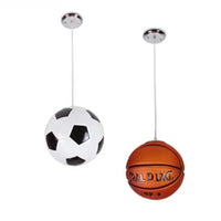 Modern glass chandelier football for boys and girls