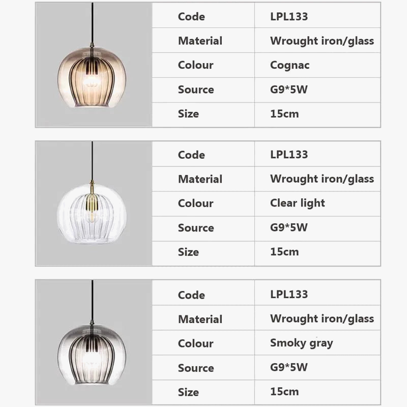Modern glass chandelier for a creative interior - view 5