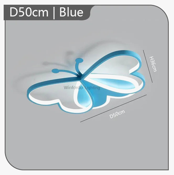 Chandelier led butterfly for children with variable intensity - view 7